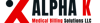 Alpha K Medical Billing Logo