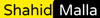 Shahid Malla Logo