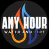 Any Hour Water Fire Logo