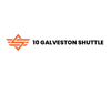 10 dollars Galveston Shuttle Logo