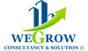 WeGrow Consultancy and Solution Logo