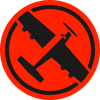 Black Airplane Logo