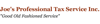 JOE'S PROFESSIONAL TAX SERVICE INC. Logo