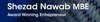 SHEZAD NAWAB MBE Logo
