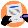 Hire Mobile Notary Logo