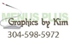 Menus Plus Graphics By Kim Logo