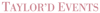 Taylor'd Events Logo
