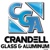 Crandell Glass & Aluminum, LLC Logotype