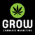 Grow Cannabis Marketing Logotype