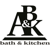 AB&K Bath and Kitchen Logotype