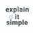 explain it simple Logotype