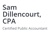 Sam Dillencourt, CPA Logotype