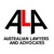 Australian Lawyers and Advocates Logotype