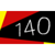 140 Agência Digital e Mídias Sociais Logotype