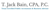 T. Jack Bain, CPA, P.C. Logotype