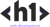 H1 Web Development Logotype