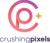 Crushing Pixels Brand and Web Design Logotype