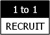 1to1 Recruit Logotype
