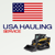 USA Hauling Service Logotype