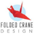 Folded Crane Design Logotype