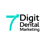 7 Digit Dental Marketing Logotype