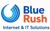 BlueRush Internet & IT Solutions Logotype
