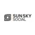 Sun Sky Social Logotype