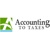 Accounting To Taxes Logotype