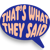 That's What They Said Logotype