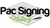 Pac Signing Logotype