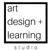 Art, Design + Learning Studio Logotype