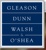 Gleason, Dunn, Walsh & O’Shea Logotype