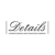 Details - An Interior Design and Furniture Company Logotype