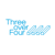 Three Over Four Logotype