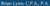 Brian Lynn, C.P.A., P.A. Logotype
