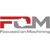 Focused on Machining Logotype