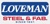 Loveman Steel and Fabrication Logotype