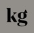 Kilogram Logotype