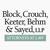 Block, Crouch, Keeter, Behm & Sayed, L.L.P. Logotype