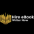 HIRE EBOOK WRITER NOW Logotype