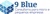 9 Blue Logotype
