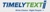 TimelyText, Inc. Logotype