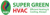 Super Green HVAC Logotype