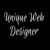 Unique Web Designer Logotype