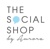 Social Shop by Aurora Logotype