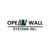open wall system Logotype