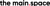 the main.space Logotype