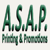 A.S.A.P. Printing & Promotions Logotype