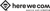 HERE WE COM Logotype