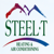Steel T Heating & Air Conditioning Logotype